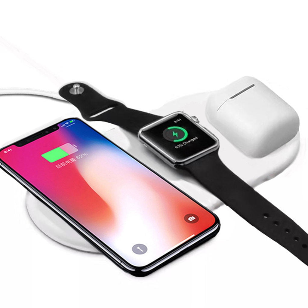 3 in 1 Wireless Charging Pad Fast Charger Station 3 in 1 Wireless Charging Pad Fast Charger Station